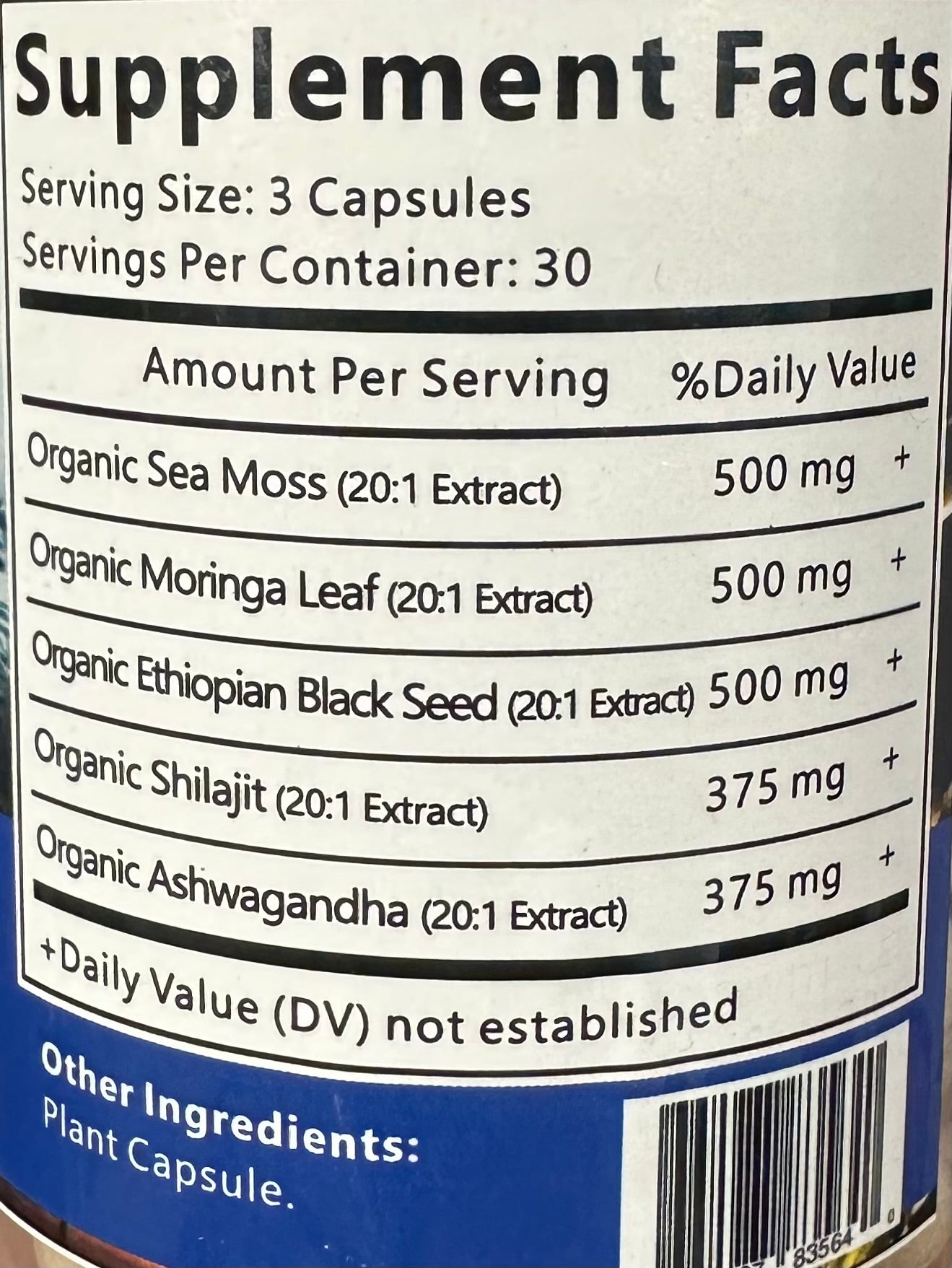 Sea Moss Plus (Spelling Misprint = Bargain - Buy 1 get 2 FREE)