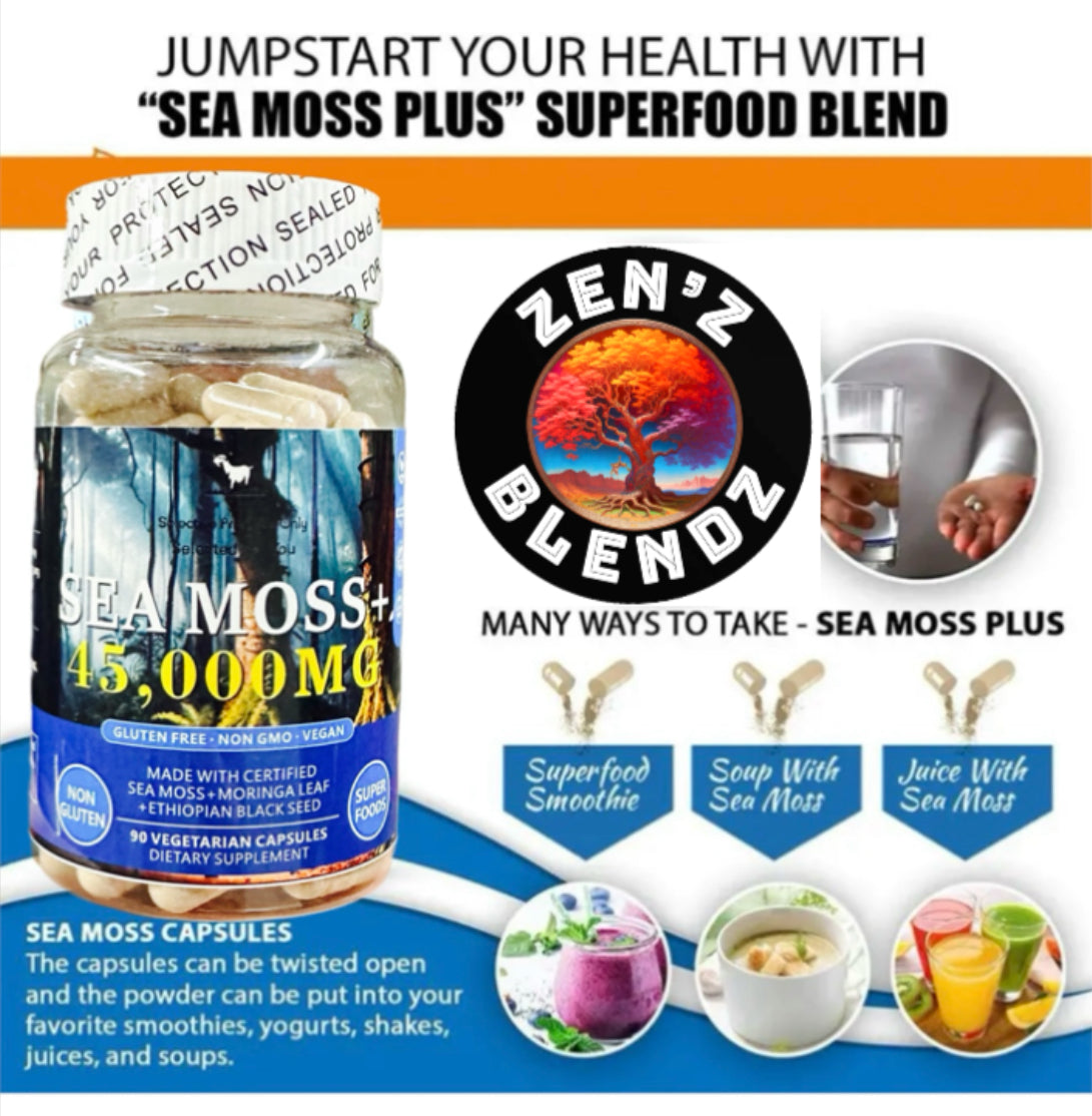 Sea Moss Plus (Spelling Misprint = Bargain - Buy 1 get 2 FREE)