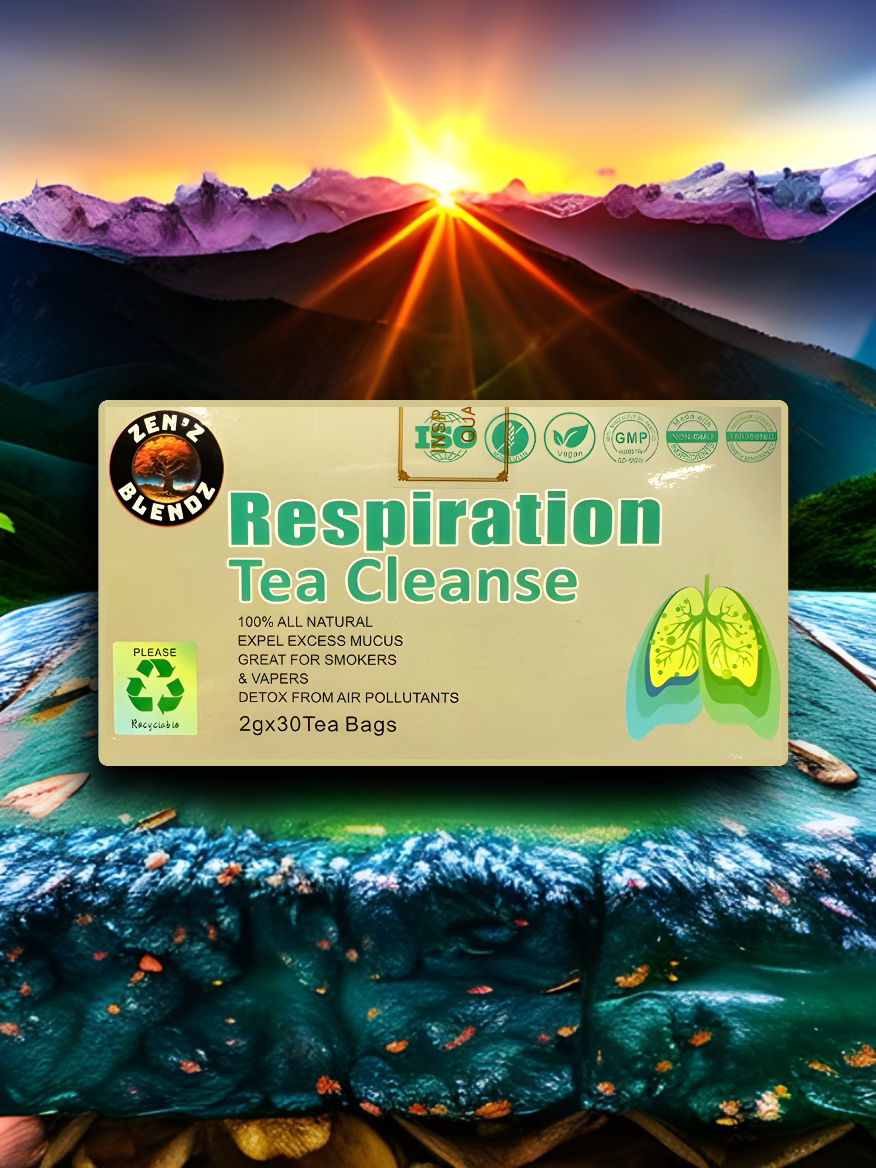 30 Day Lung Cleansing Tea - Buy 2 Get 15% OFF