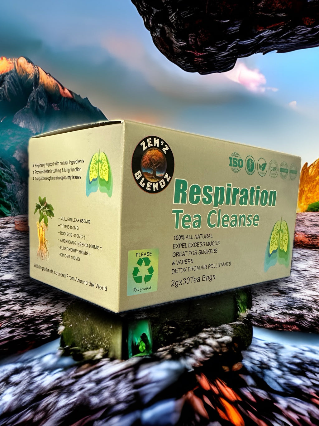 30 Day Lung Cleansing Tea - Buy 2 Get 15% OFF