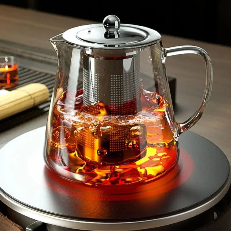 Glass Tea Kettle - Stove Top Safe