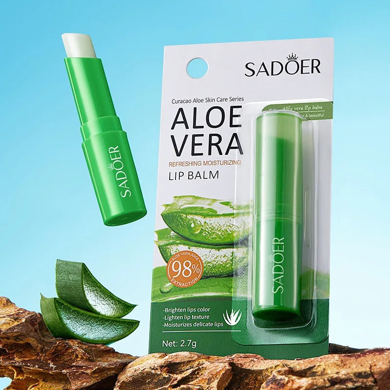 5 pcs Aloe Lip Balm Nourishing, Refreshing, Hydrating and Moisturizing