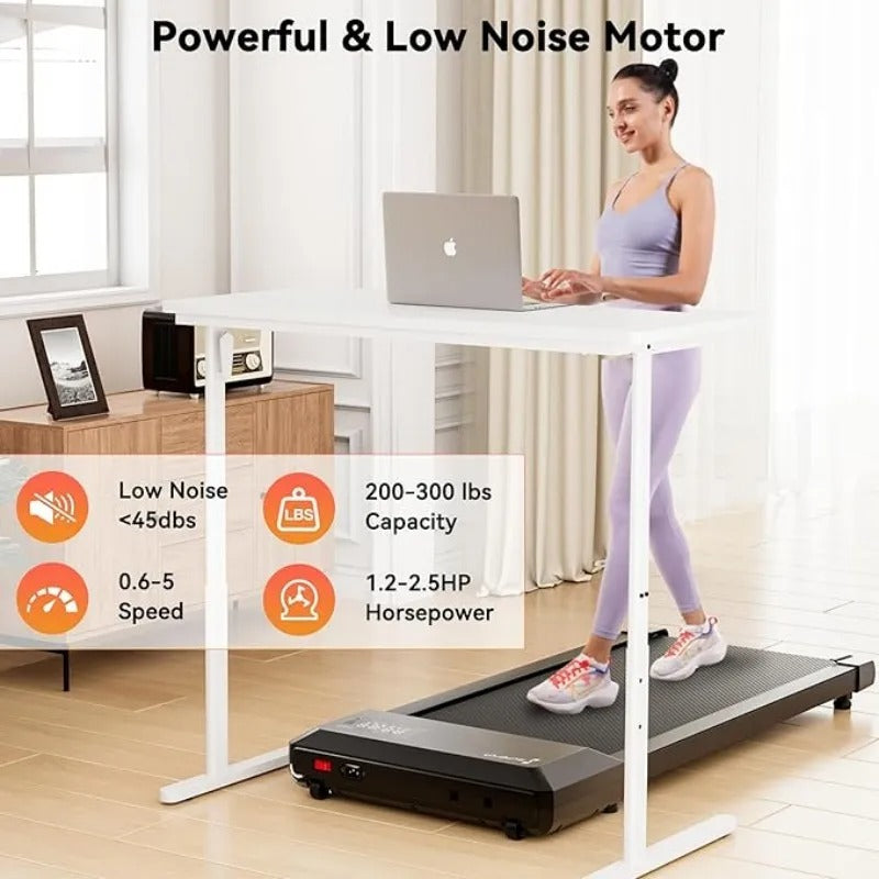 Superun 2-in-1 Home/Office 2.5 HP Walking Stepper, with APP & Remote Control