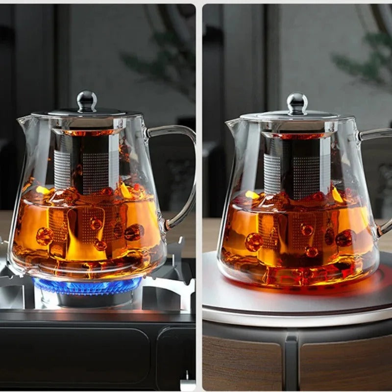 Glass Tea Kettle - Stove Top Safe