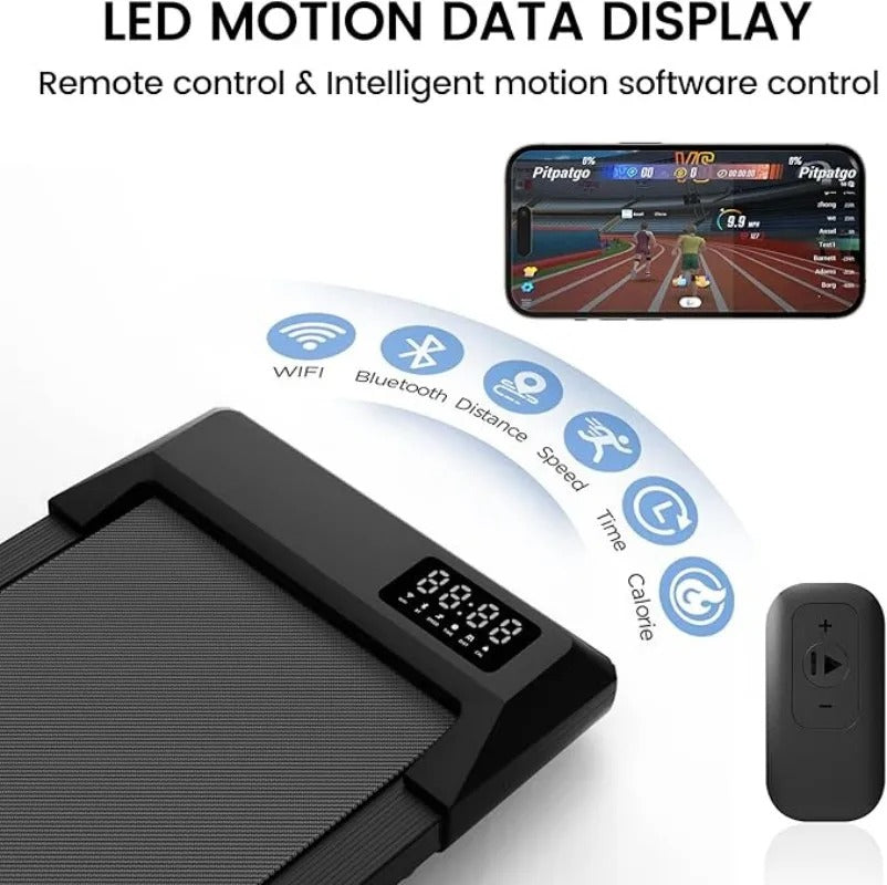 Superun 2-in-1 Home/Office 2.5 HP Walking Stepper, with APP & Remote Control